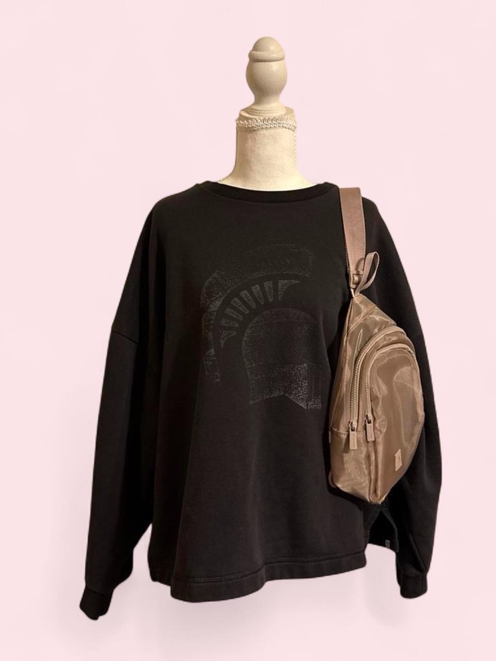 Comfy Black Puma Spartans Crewneck